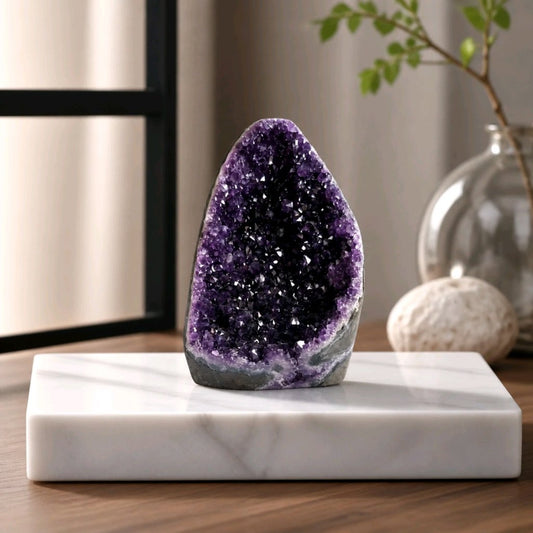Brazilian Amethyst Druzy Geode