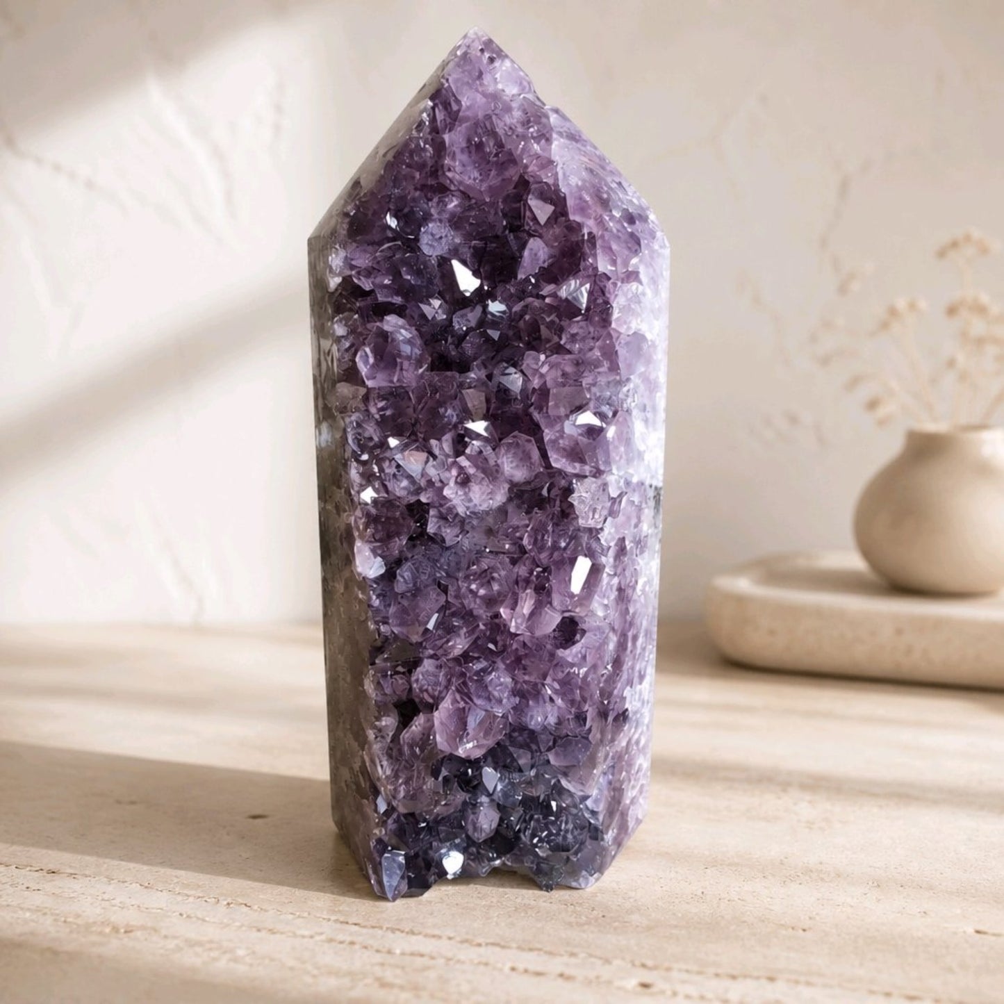 Brazilian Amethyst Druzy Towers