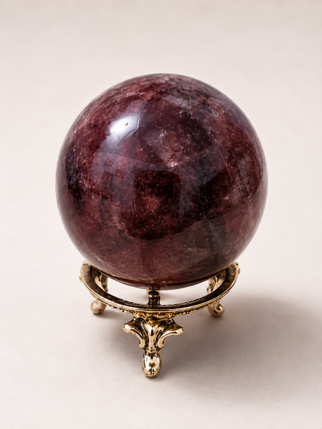 Fire Quartz Sphere