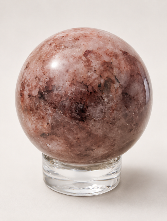 Fire Quartz Sphere