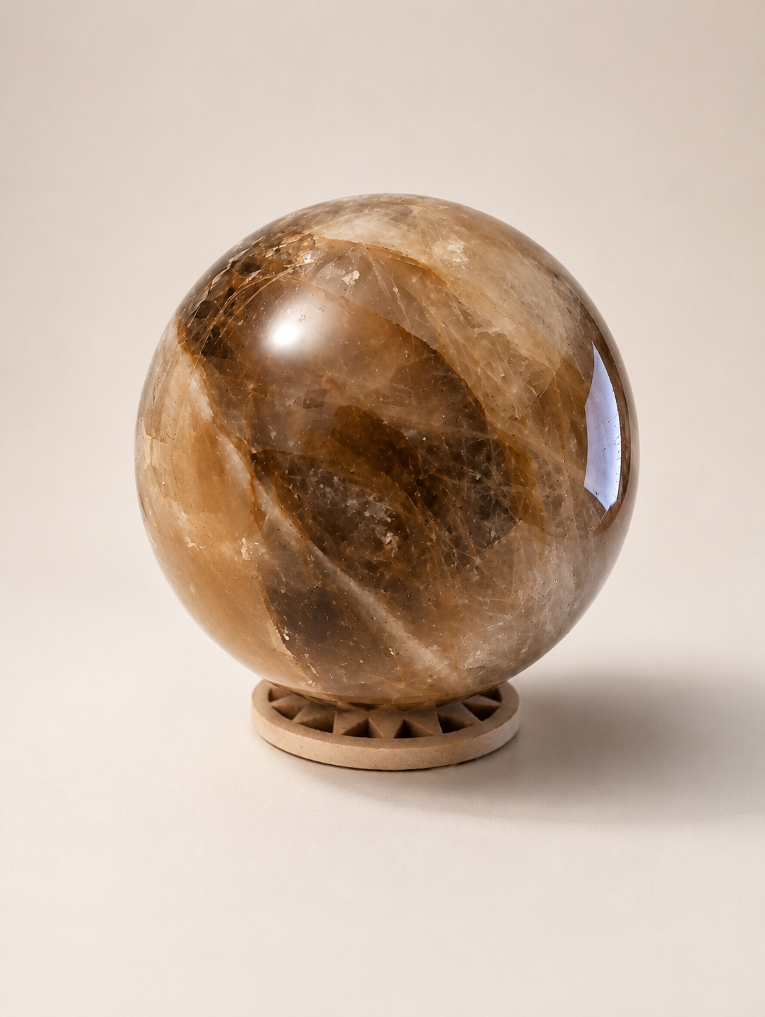 Golden Healer Quartz Sphere