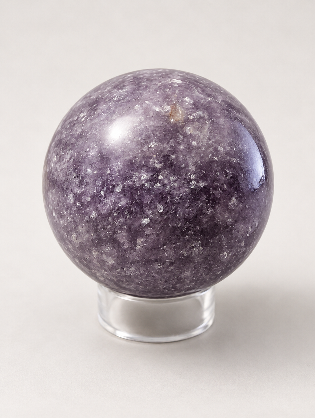 Lepidolite Sphere