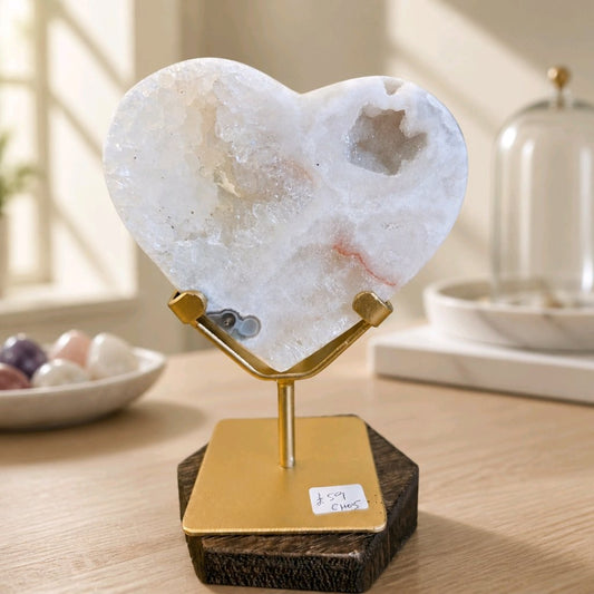 Pink Amethyst Heart – Curated Selection (Medium)