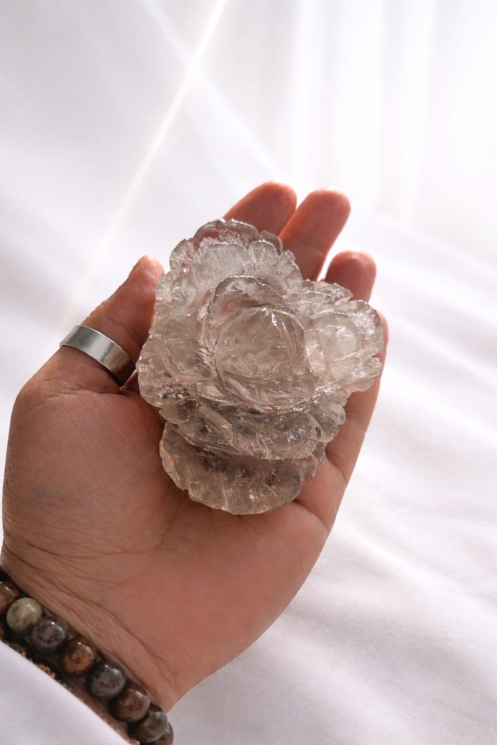 Smoky Quartz Rose