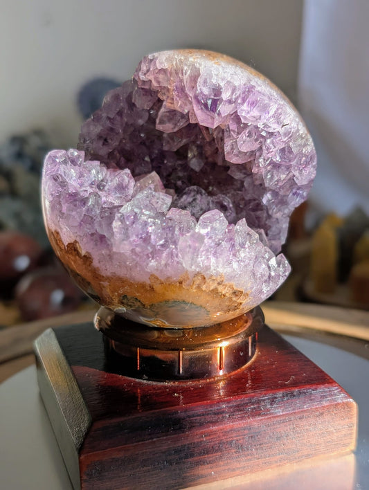 Uruguay Amethyst Druzy Sphere