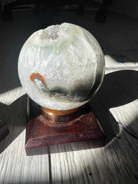 Druzy Uruguay Agate Sphere