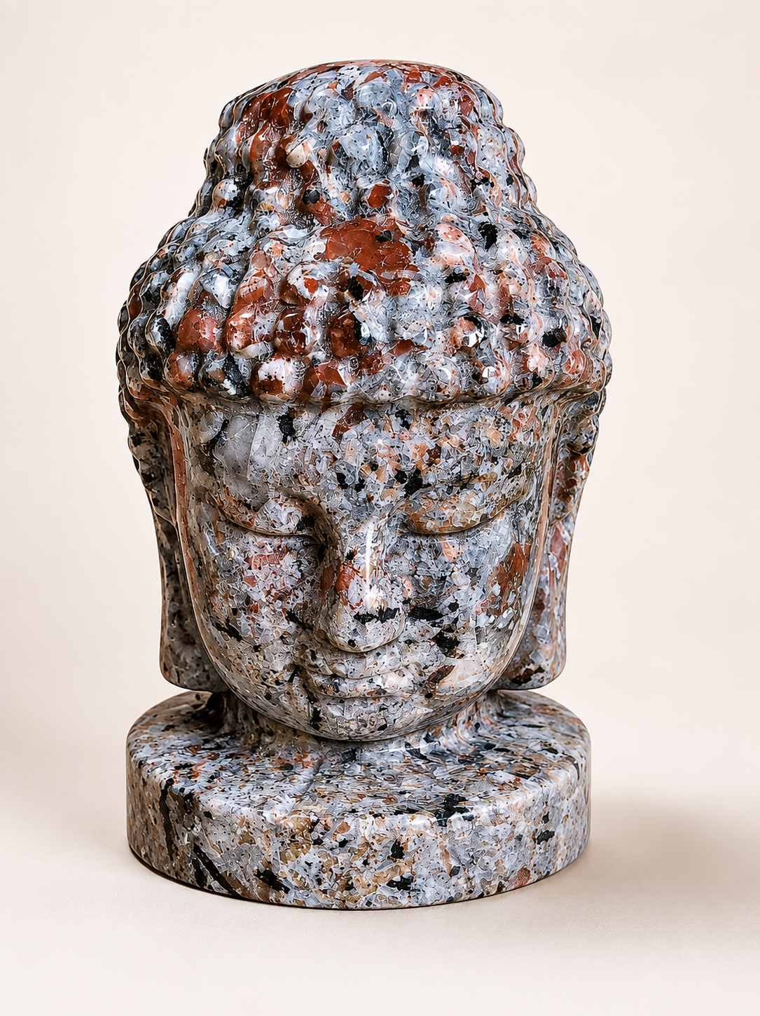 Yooperlite Buddha Heads