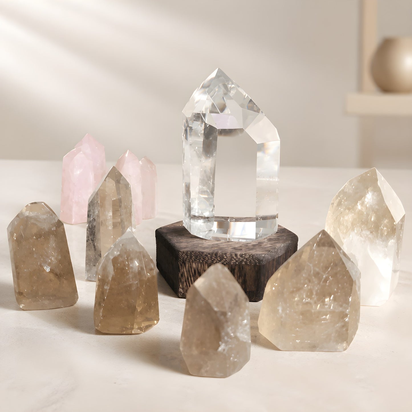 Brazilian Natural Citrine Tower