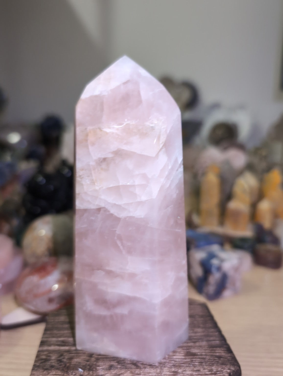 Brazilian Rose Quartz Towers