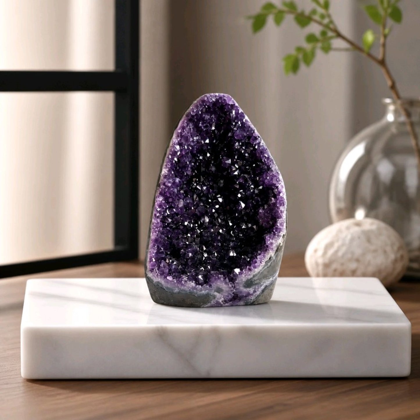 Brazilian Amethyst Druzy Geode