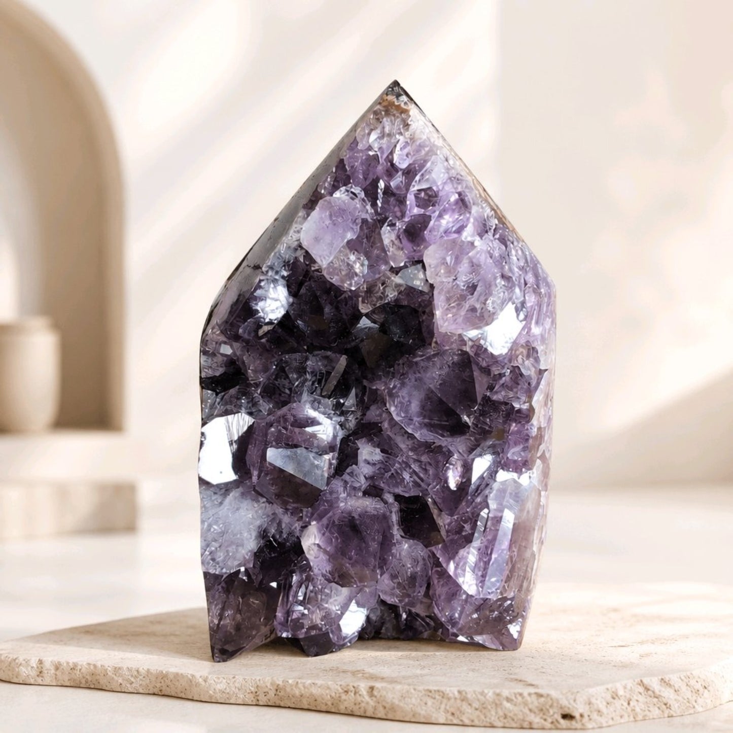 Brazilian Amethyst Druzy Towers