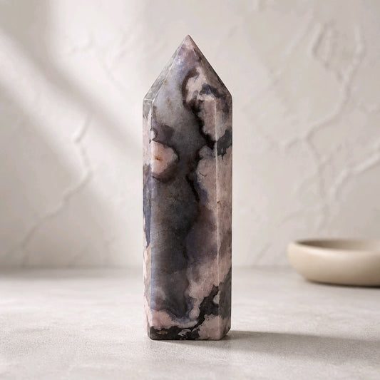 Blue Flower Agate Towers
