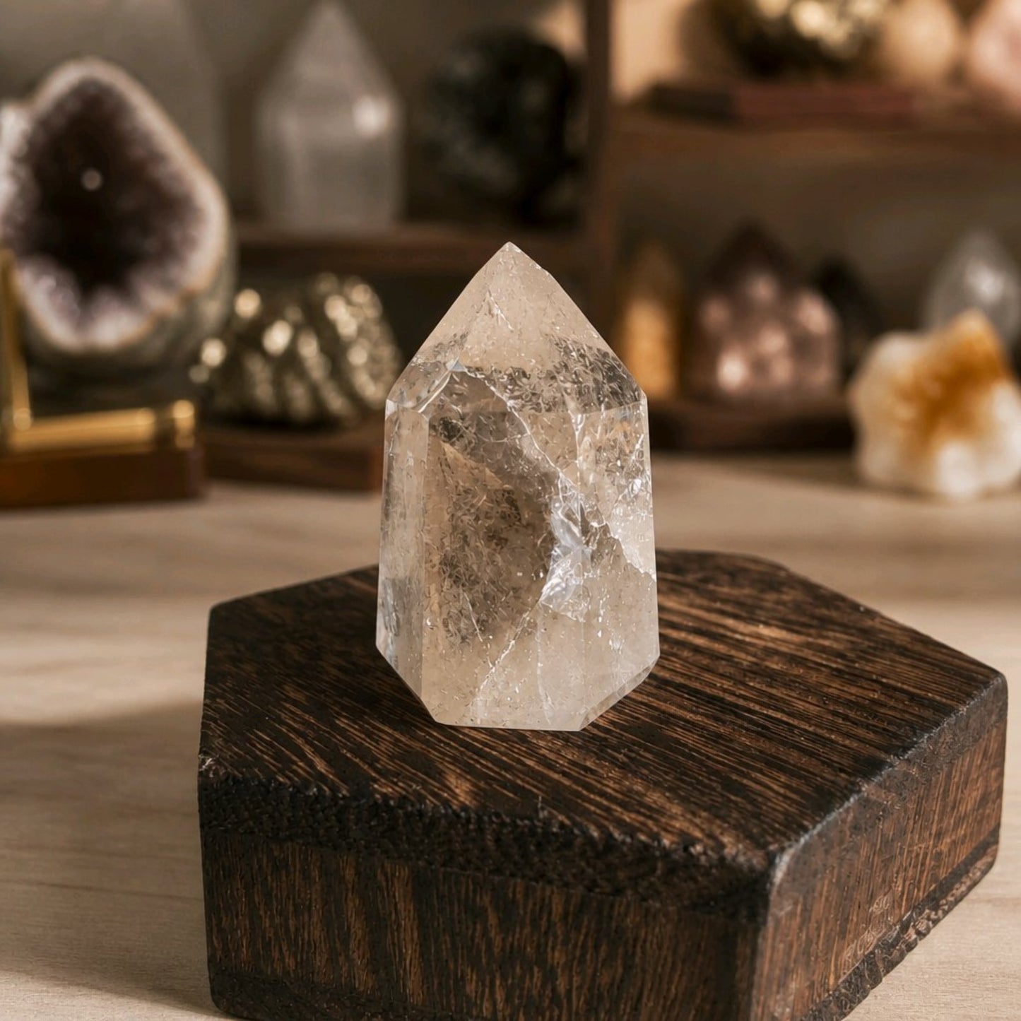 Brazilian Natural Citrine Tower