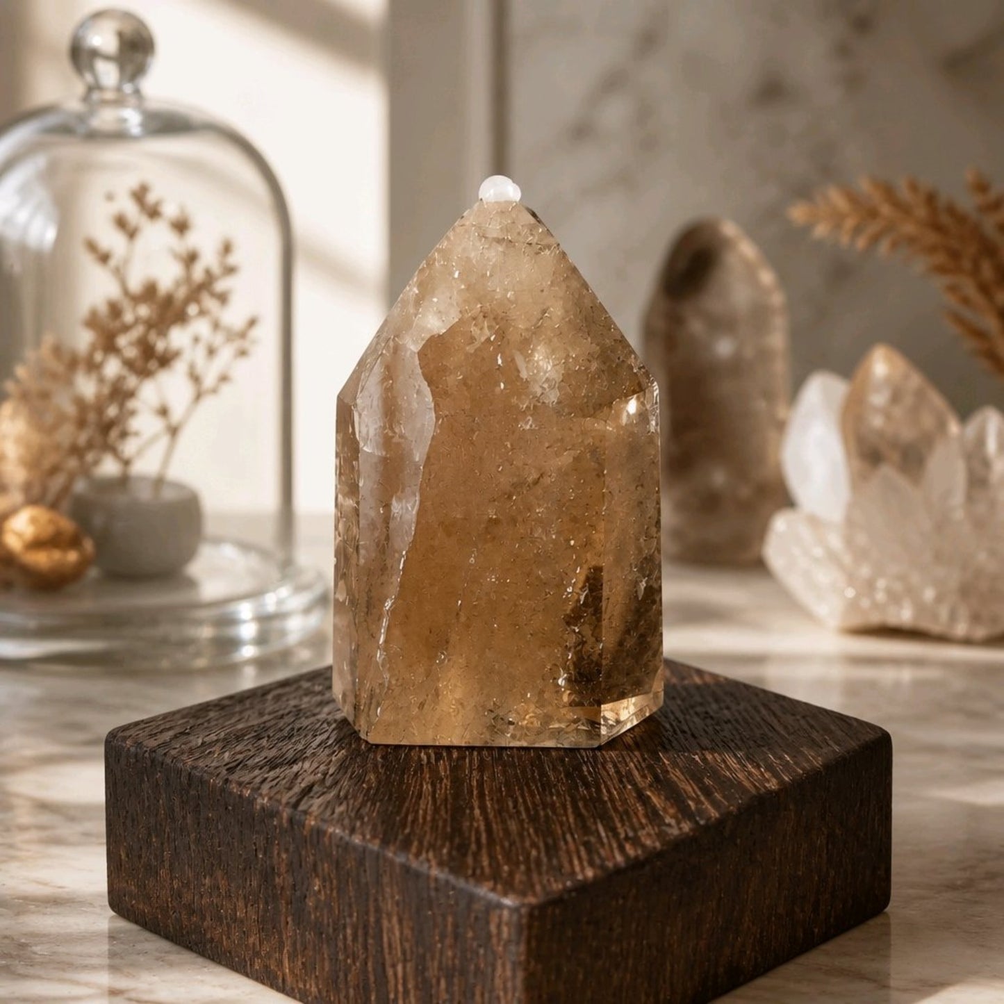 Brazilian Natural Citrine Tower