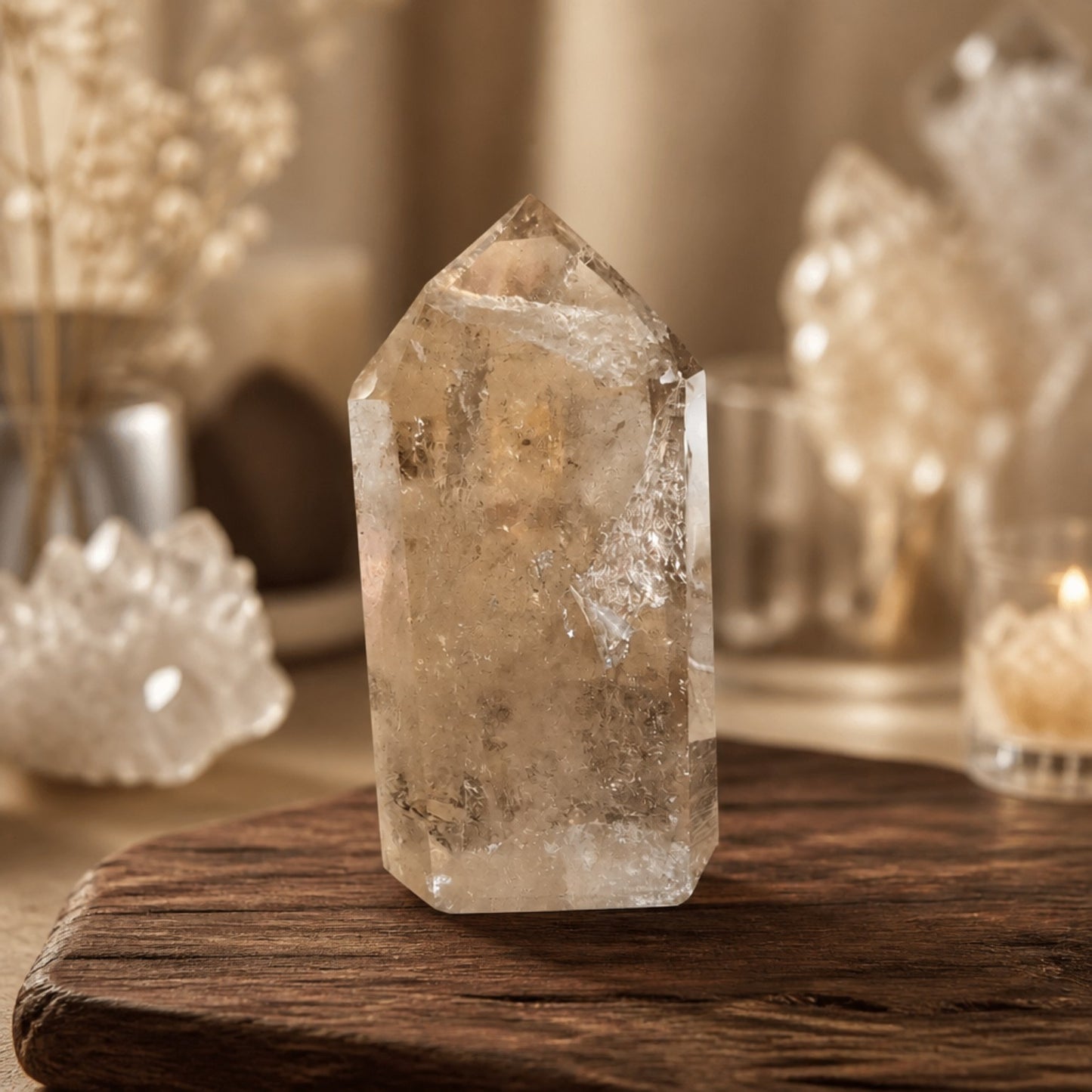 Brazilian Natural Citrine Tower