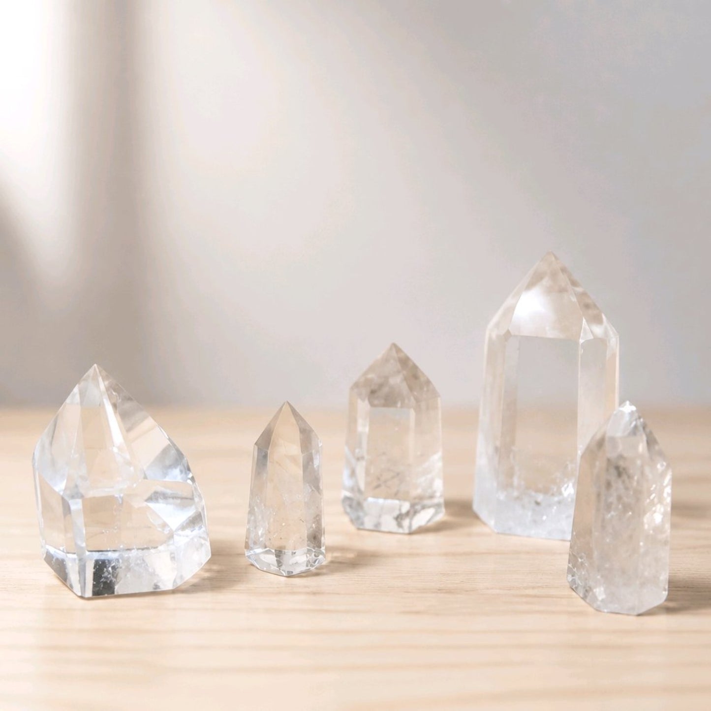 Clear Quartz Towers