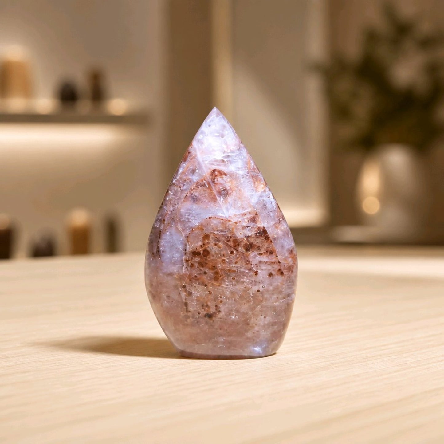 Fire Quartz Teardrop