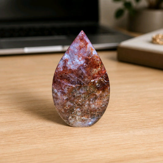 Fire Quartz Teardrop