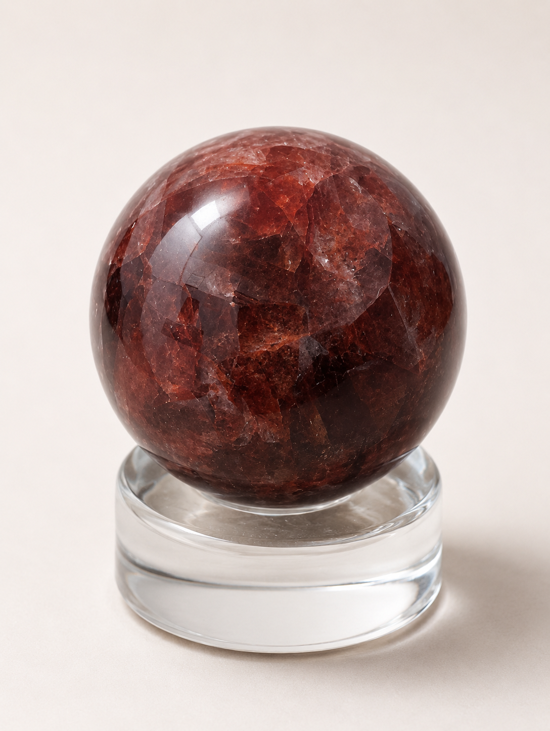 Fire Quartz Sphere
