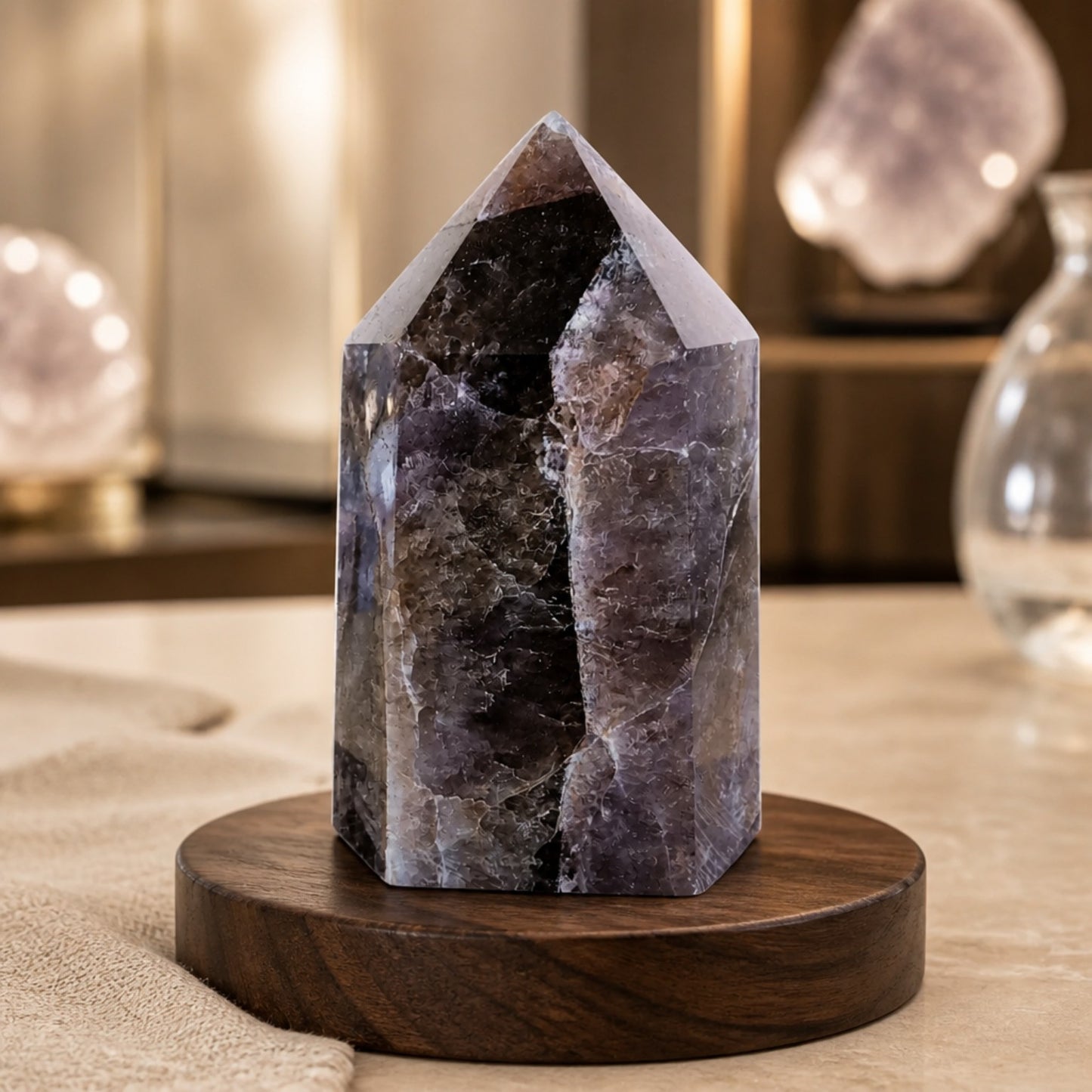 Brazilian Rainbow Fluorite Tower