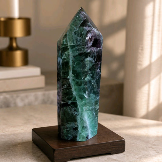 Brazilian Rainbow Fluorite Tower