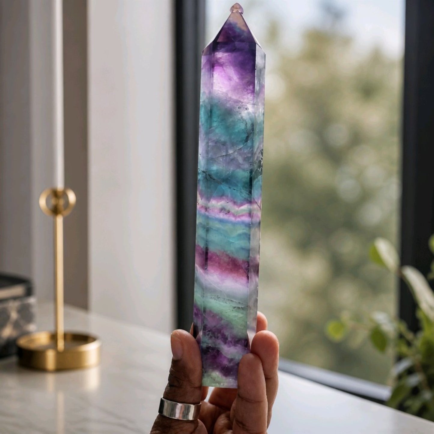 Rainbow Fluorite Towers