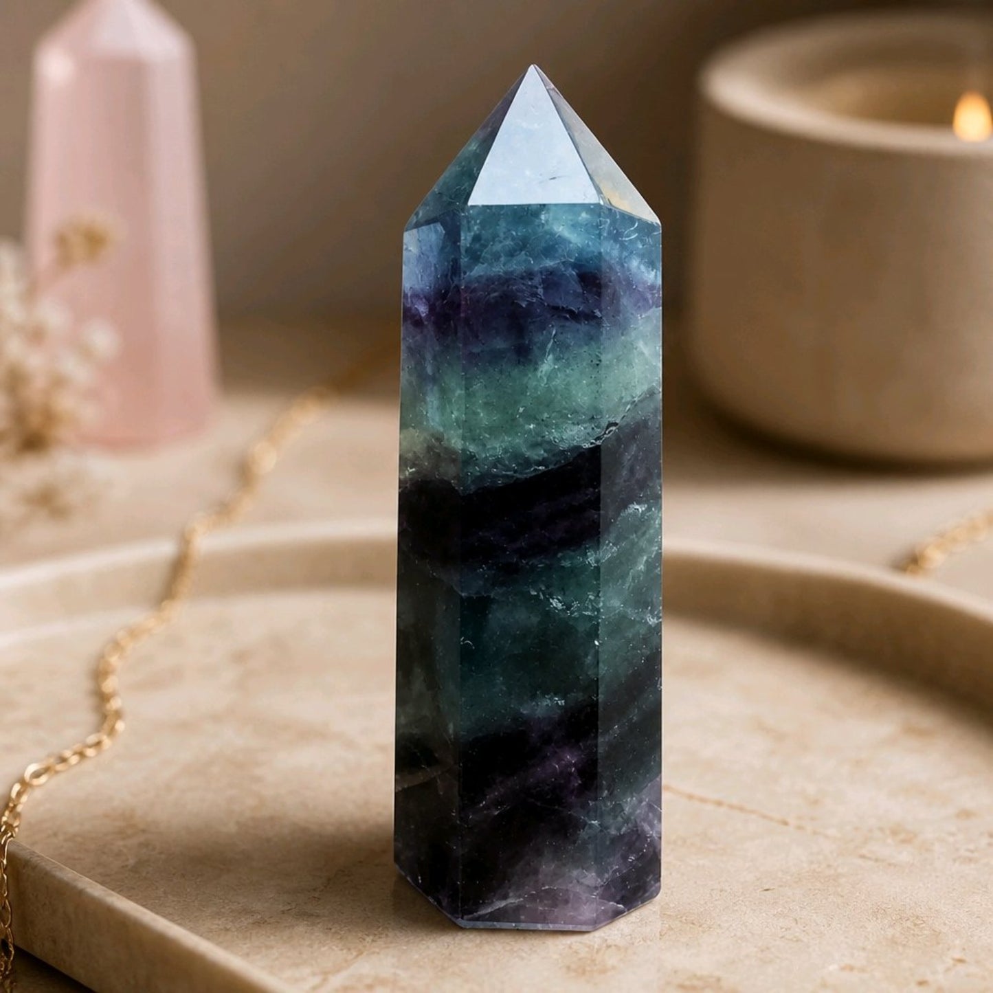 Rainbow Fluorite Towers
