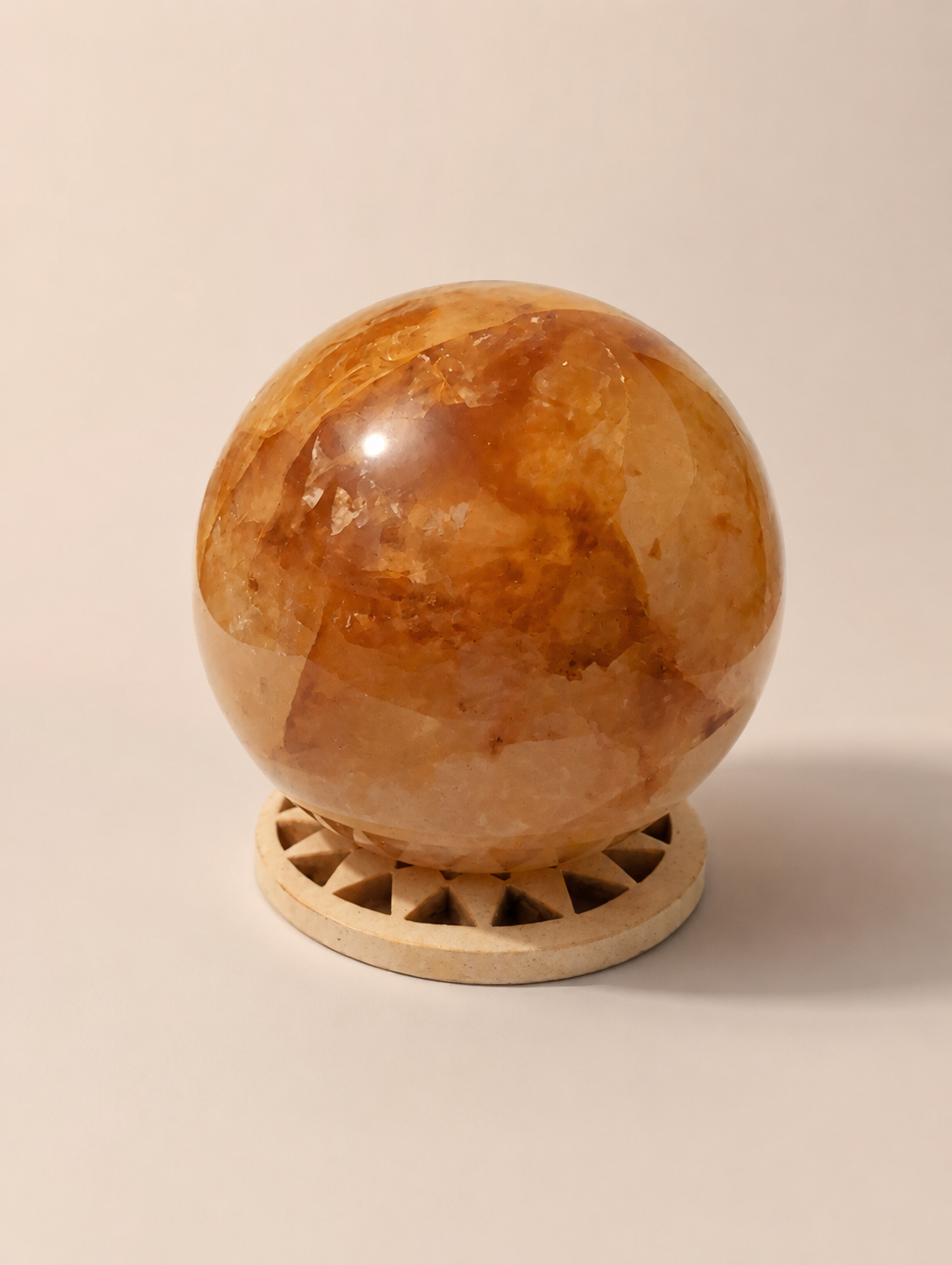 Golden Healer Quartz Sphere