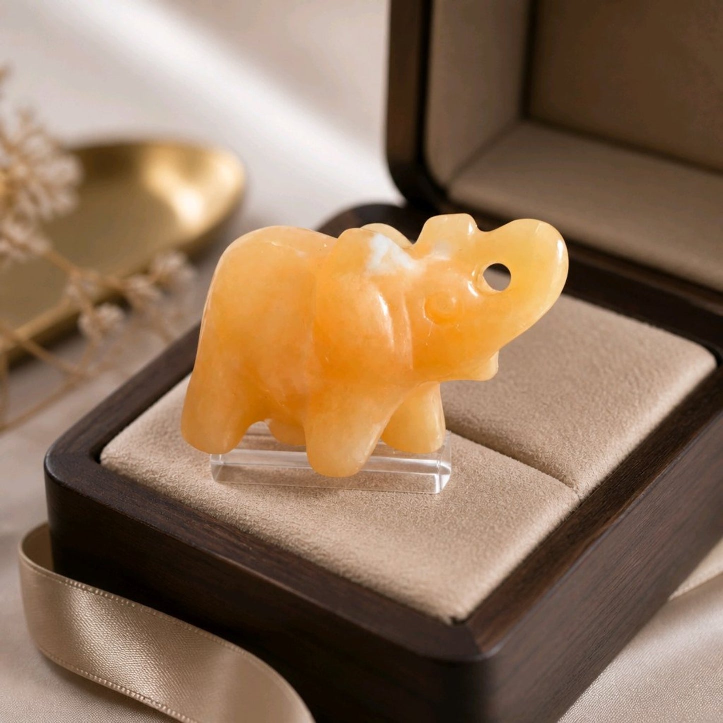 Mini Crystal Elephants
