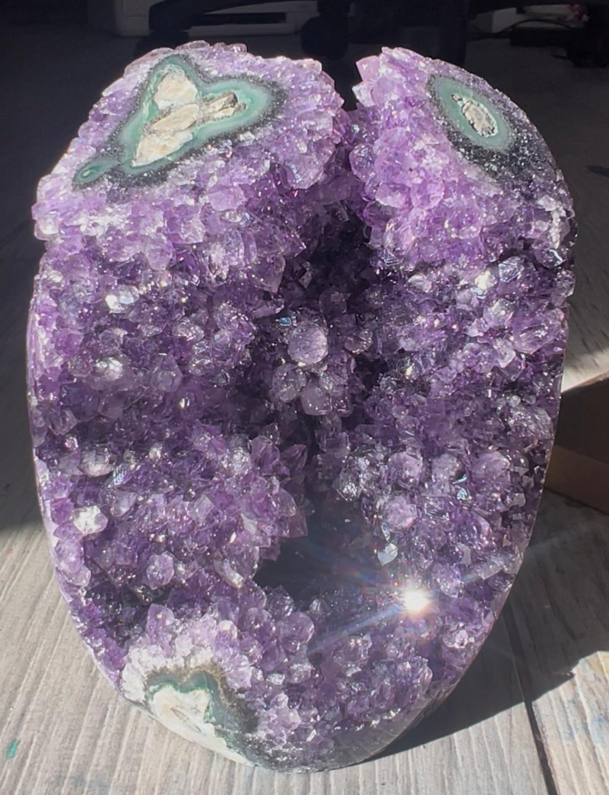 Premium Uruguay Amethyst Cathedral Geode