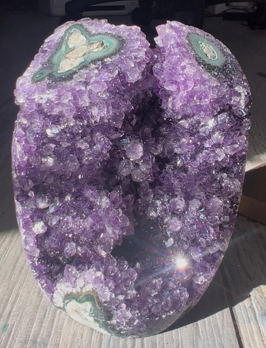Premium Uruguay Amethyst Cathedral Geode