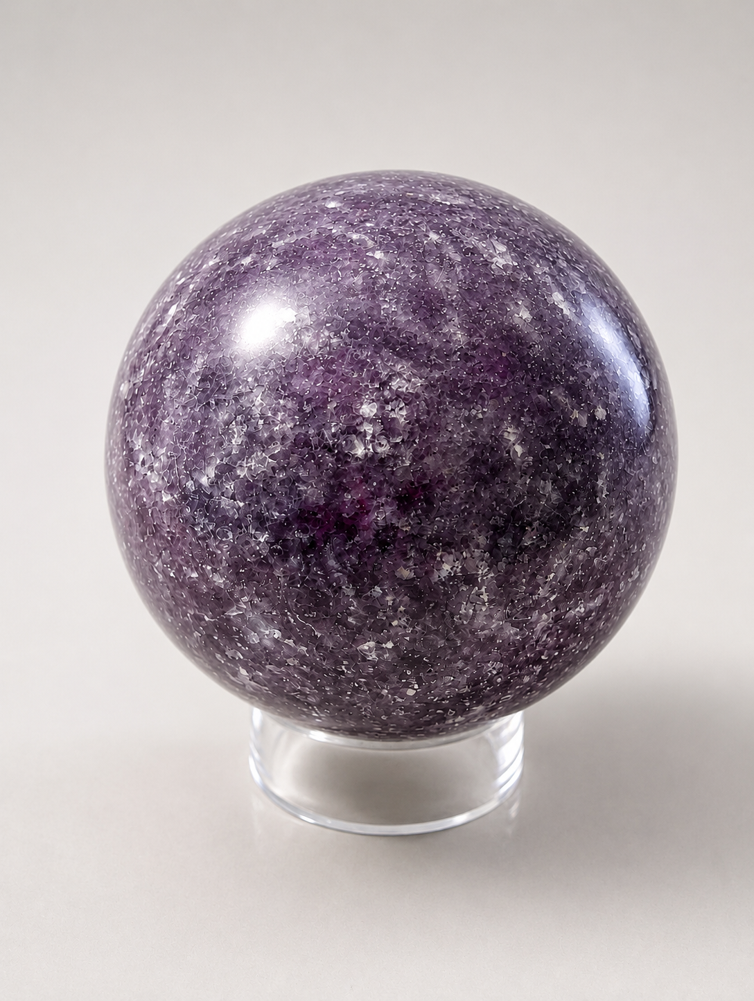 Lepidolite Sphere