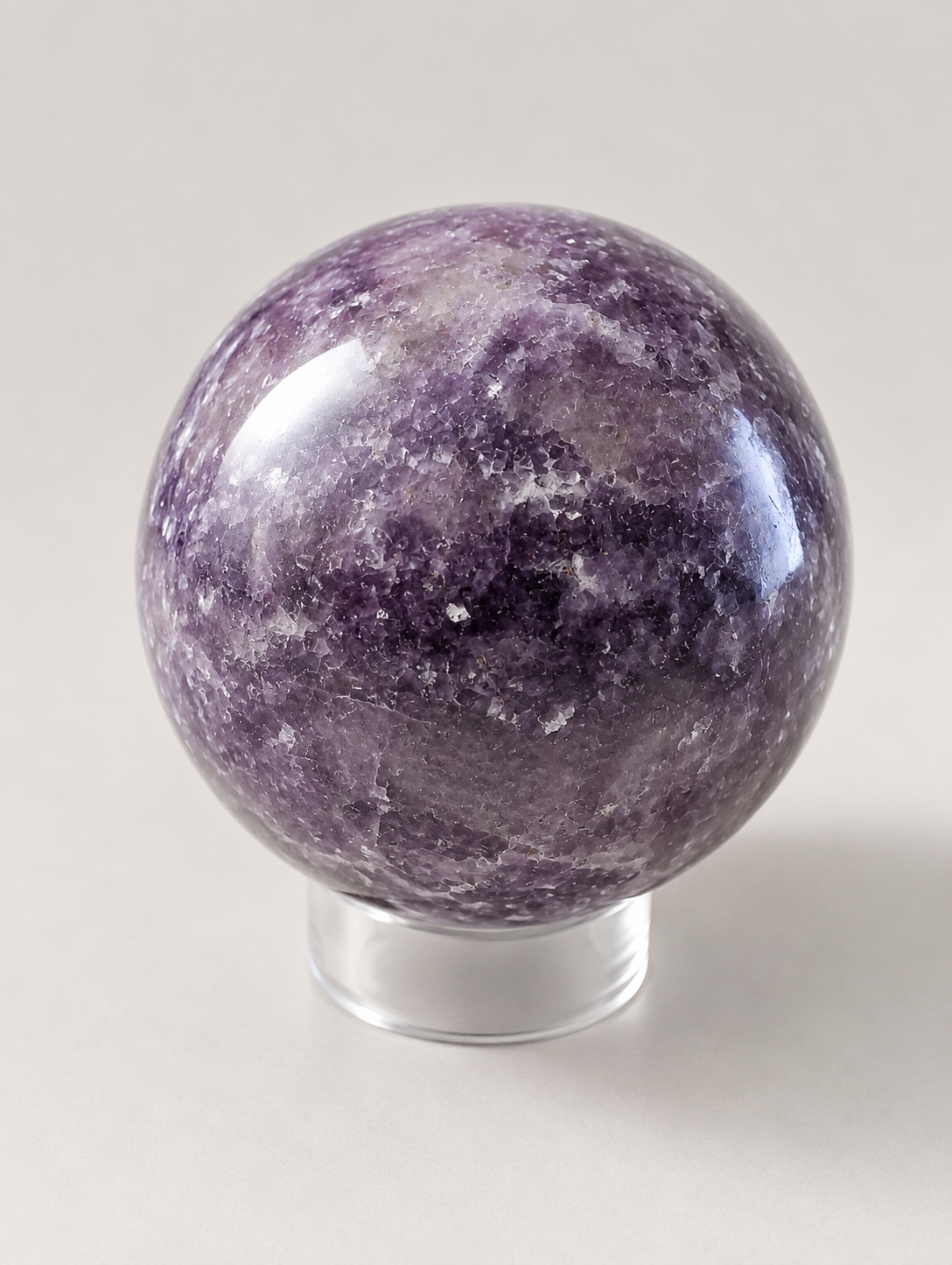 Lepidolite Sphere