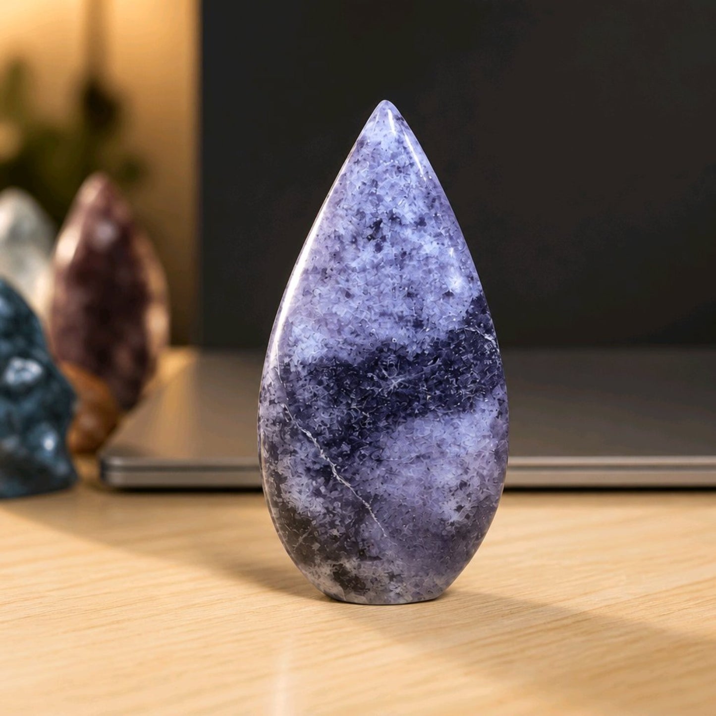 Lepidolite Teardrop Freeform