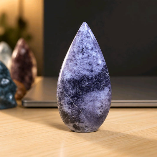 Lepidolite Teardrop Freeform