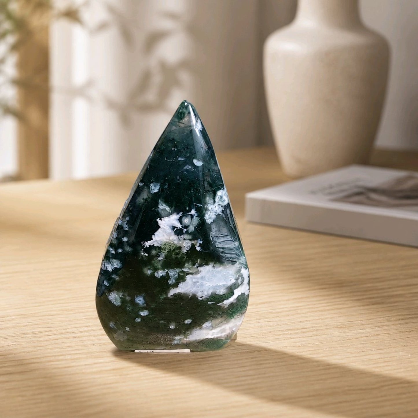 Moss Agate Freeforms