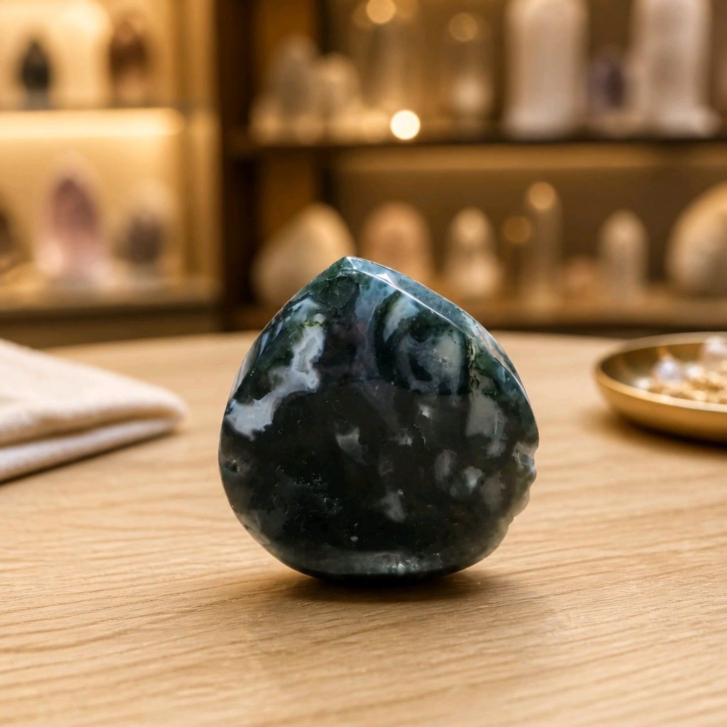 Moss Agate Freeforms