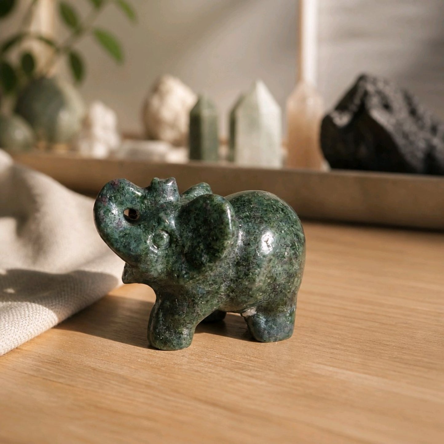 Mini Crystal Elephants
