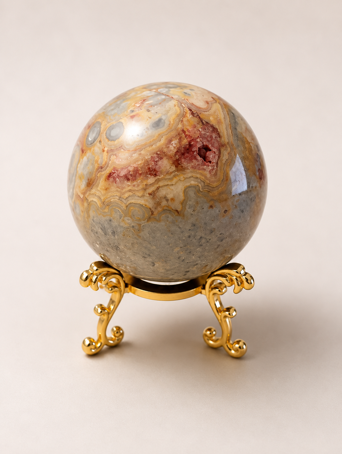 Natural Crystal Spheres