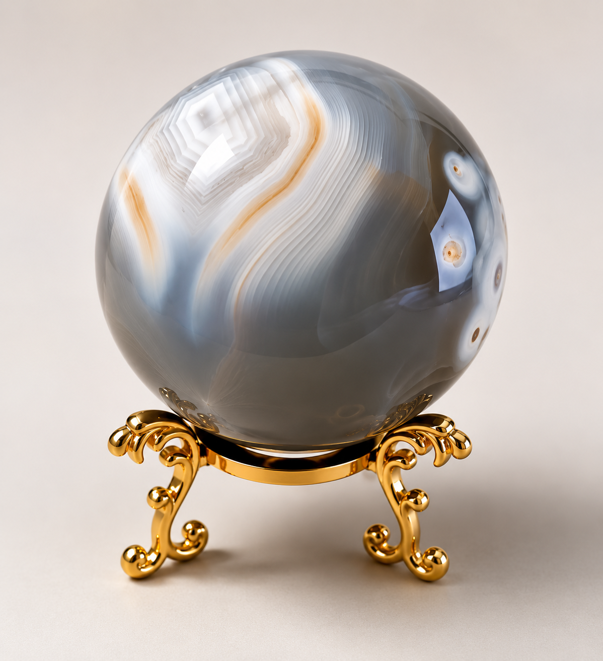 Natural Crystal Spheres