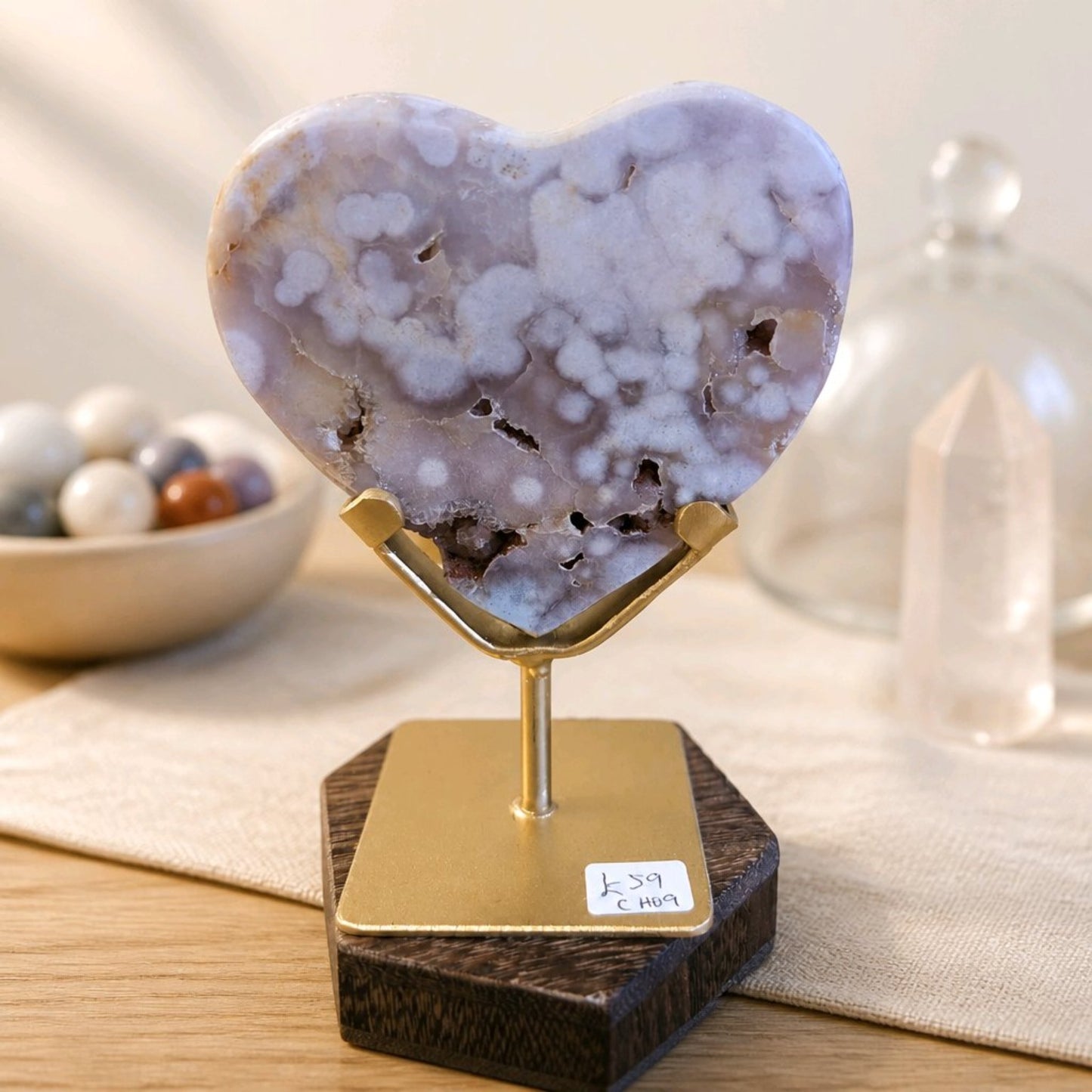 Pink Amethyst Heart – Curated Selection (Medium)
