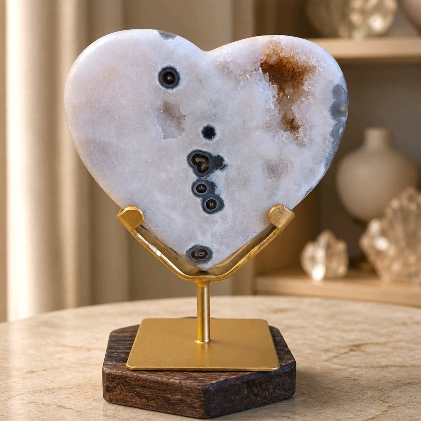 Pink Amethyst Heart – Curated Selection (Medium)