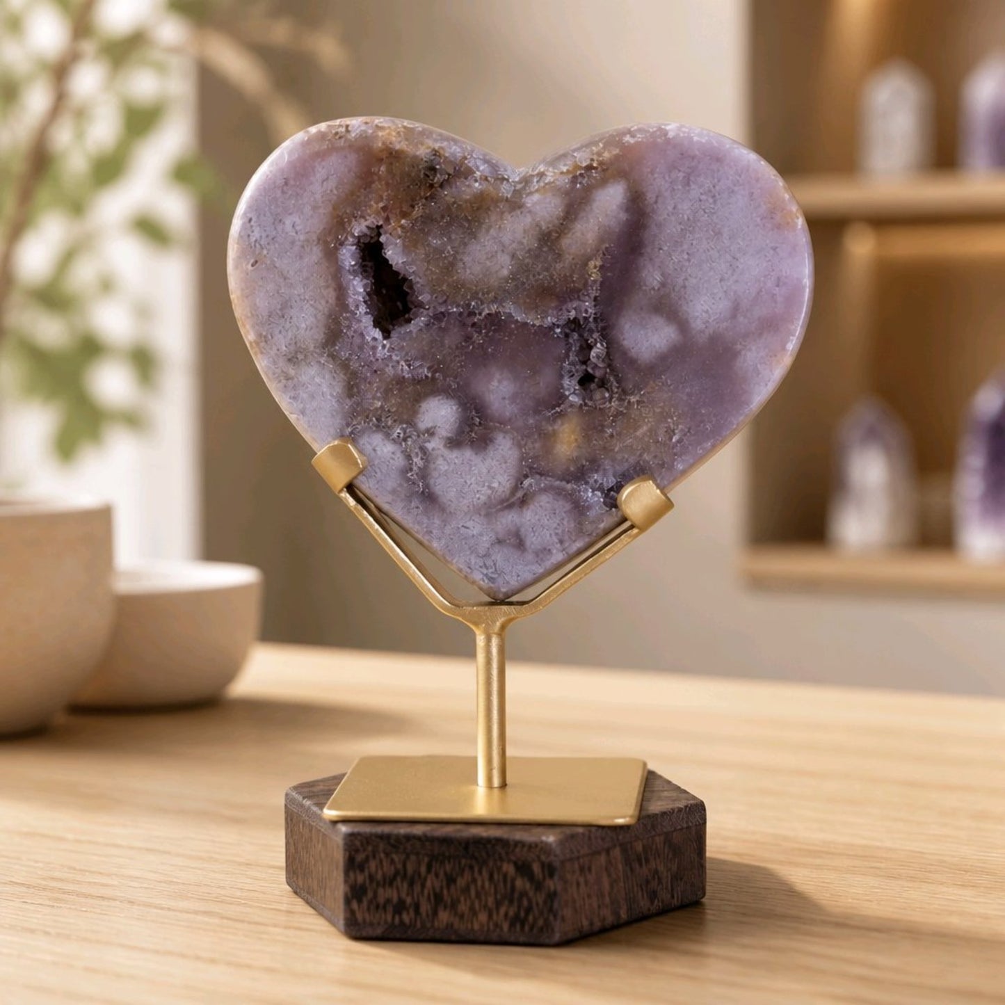 Pink Amethyst Heart – Curated Selection (Medium)