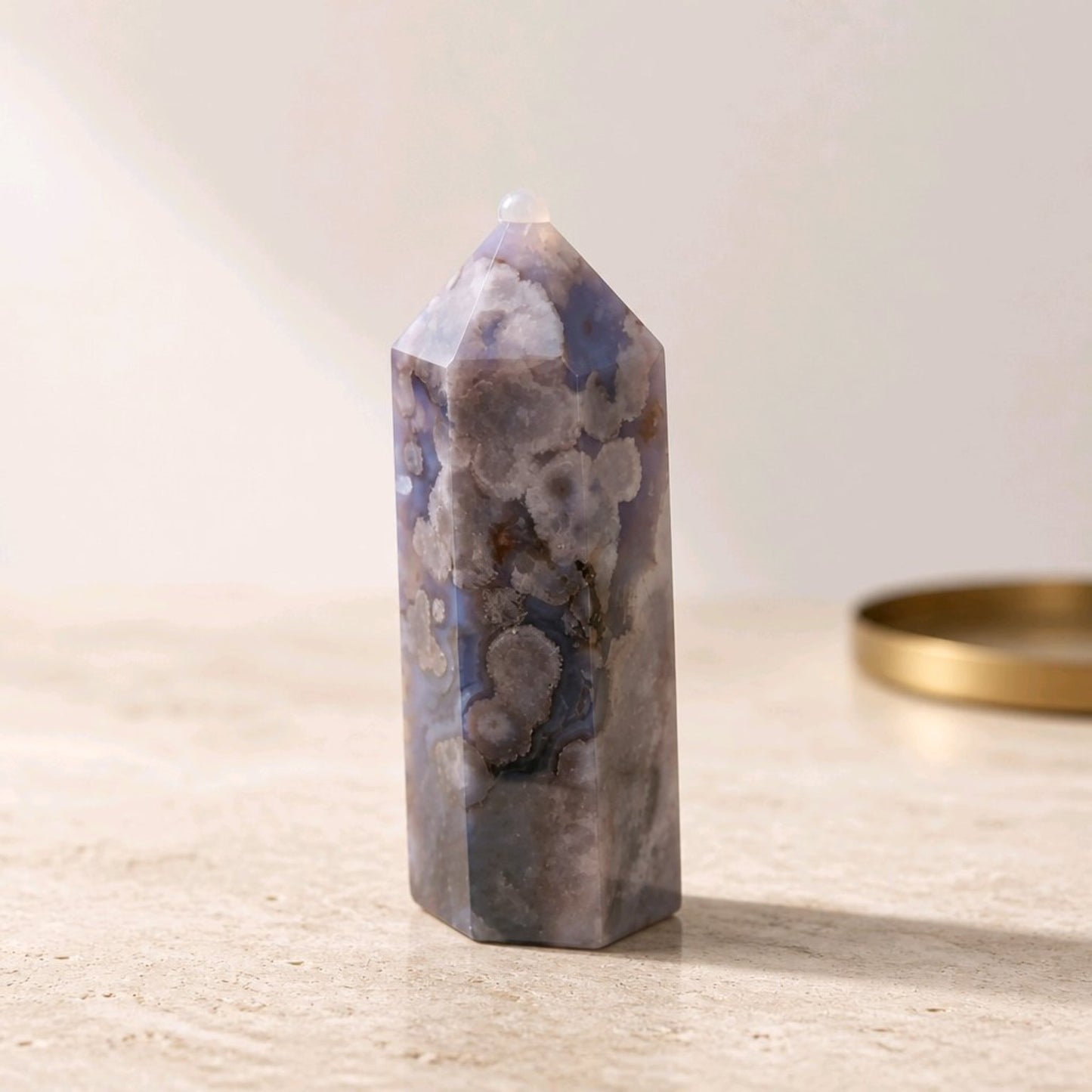 Blue Flower Agate Towers