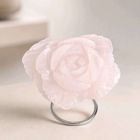 Pink Calcite Rose
