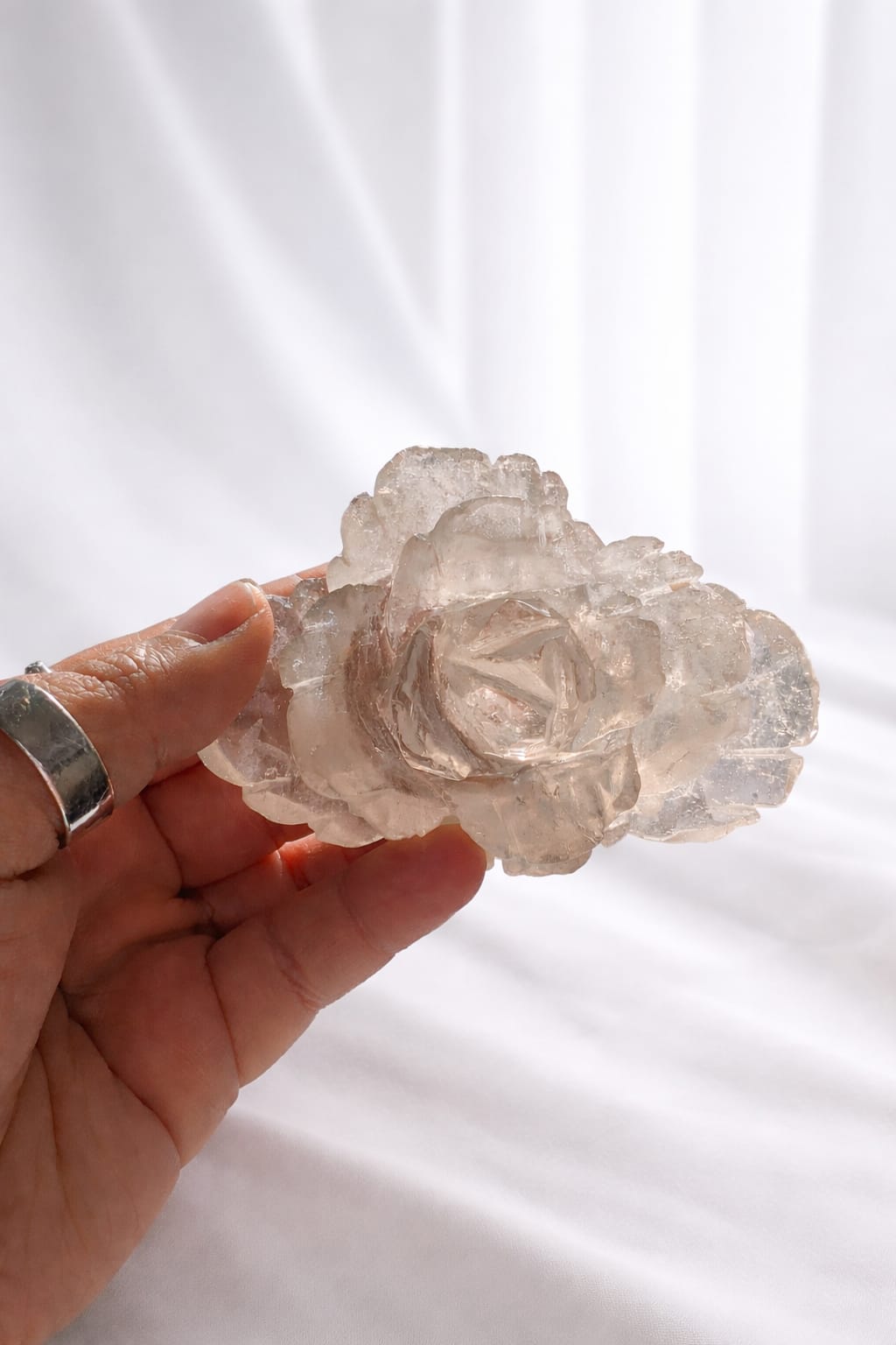 Smoky Quartz Rose