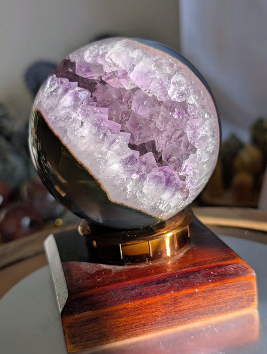 Uruguay Purple Amethyst Agate Sphere