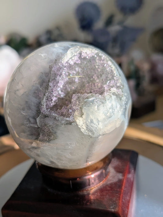Moonlit Uruguay Amethyst Sphere