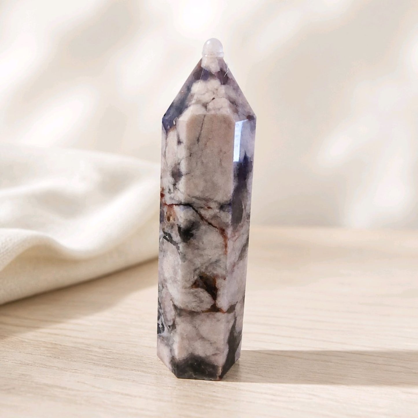 Blue Flower Agate Towers