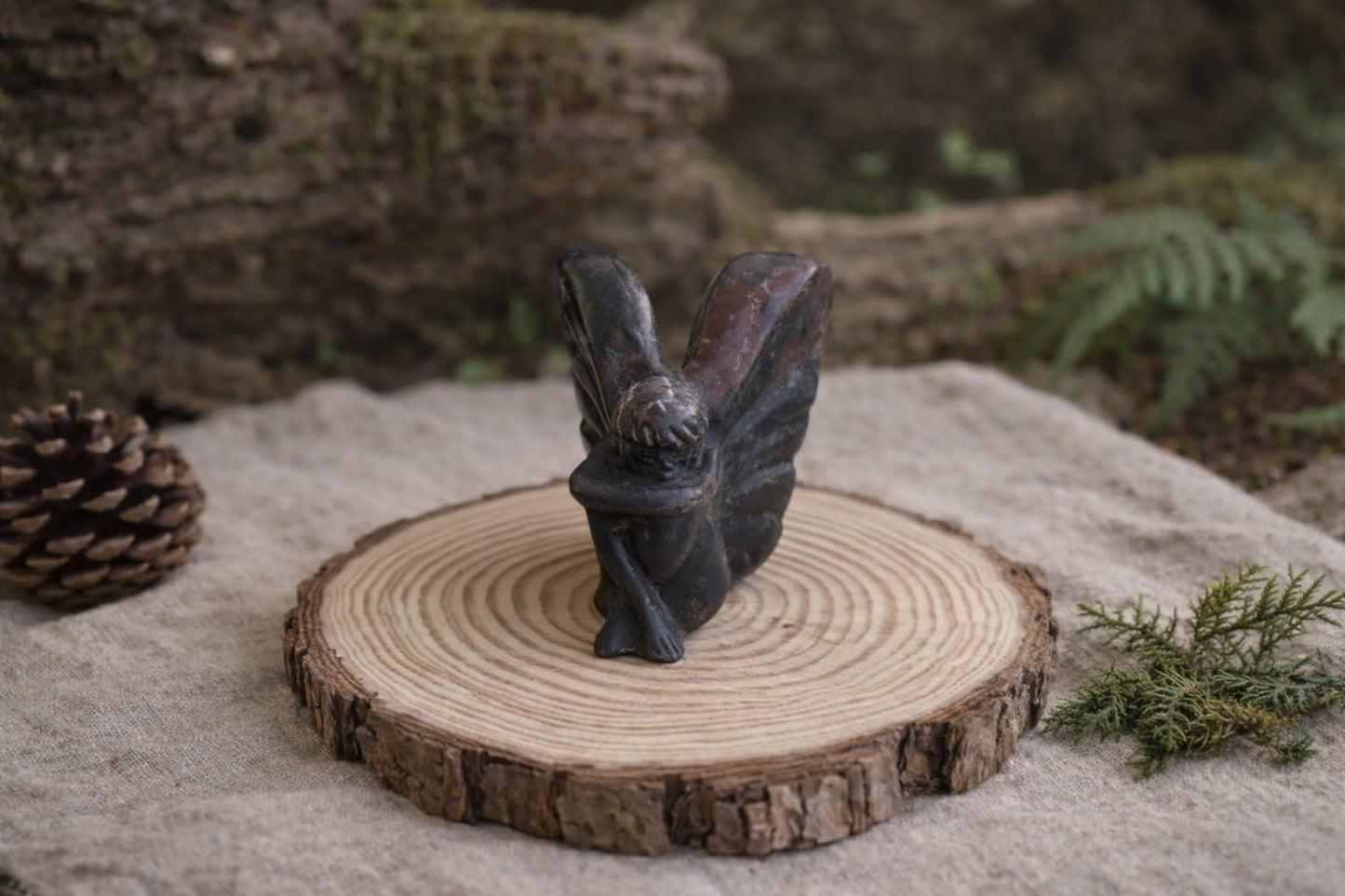 Enchanted Crystal Fairy Carving